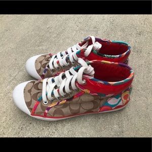 Multi Colored Coach Sneakers